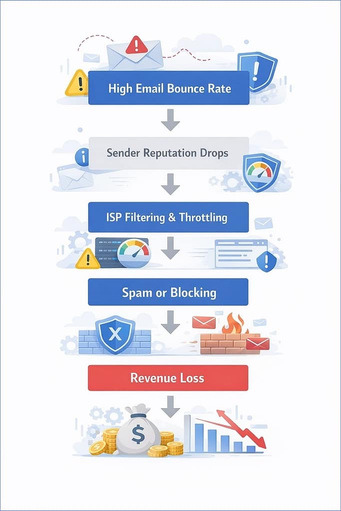 High Bounce Rate - Deliverability Breakdown