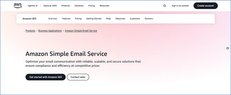 Amazon SES - Alternative To SparkPpost