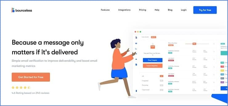 Bounceless.io - Free MailboxValidator Alternatives