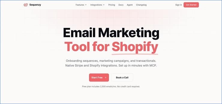 Sequenzy - Best Email Marketing Software For Ecommerce AI-Native Teams