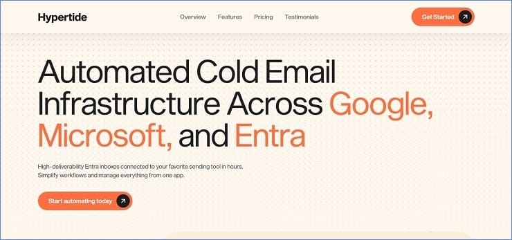 Hypertide - Automated Cold Email Infrastructure Tool