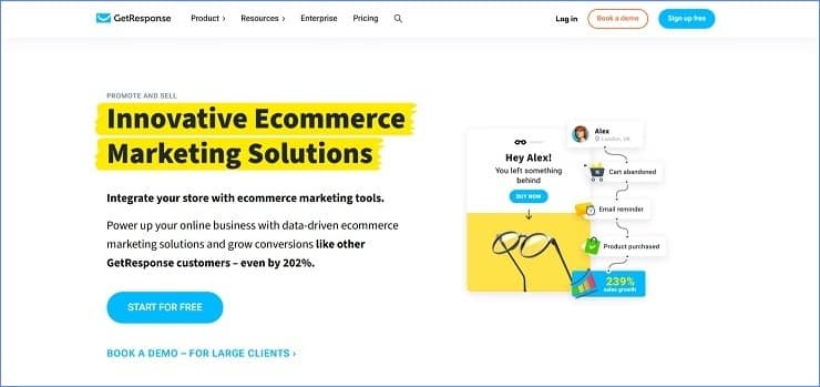 GetResponse - Best Email Marketing Software For Ecommerce
