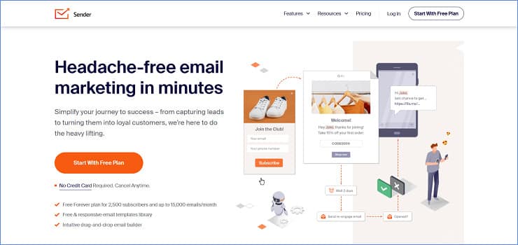Sender - Alternatives To Elastic Email