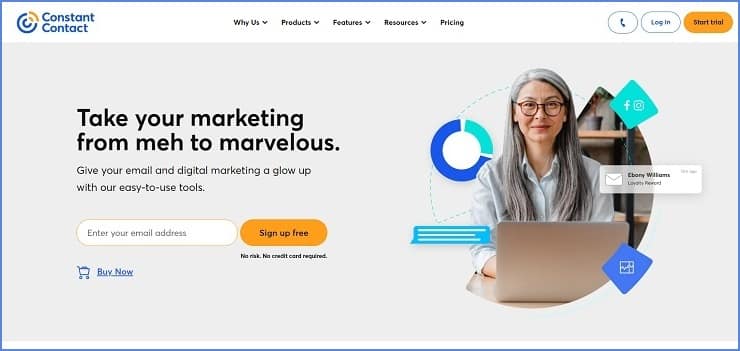 Constant Contact - EmailOctopus Alternative With Social Media Integration