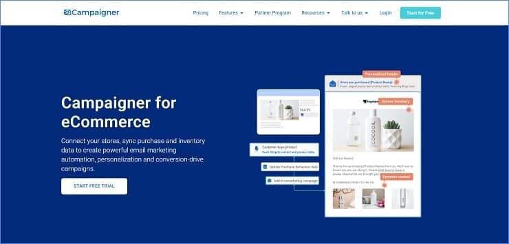 Campaigner - eCommerce Email Marketing Platform