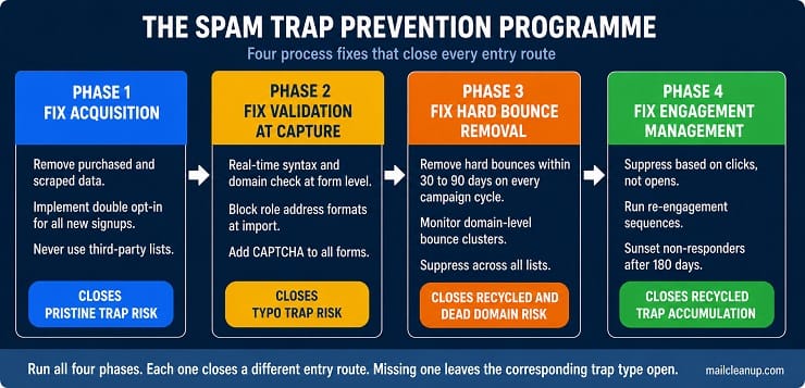 The Spam Trap Prevention Programme