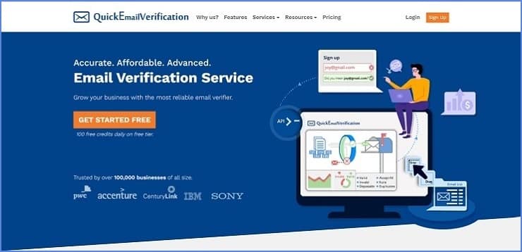 QuickEmailVerification - Free Bouncer Alternative