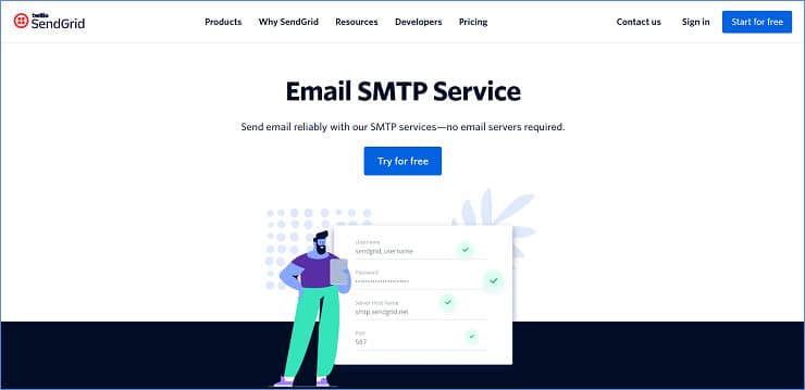 SendGrid SMTP - Email API & SMTP Service