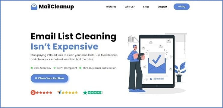 MailCleanup - Best Hunter.io Alternative