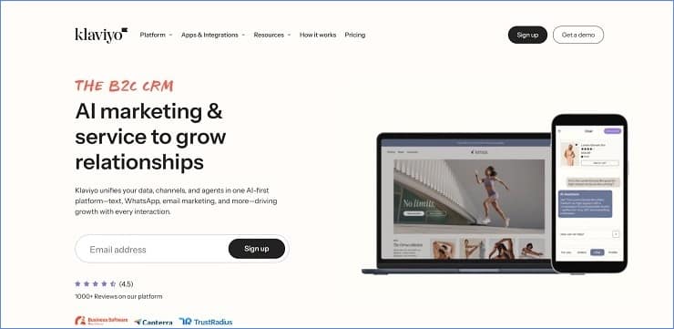 Klaviyo - Best Email Marketing Platforms For Ecommerce