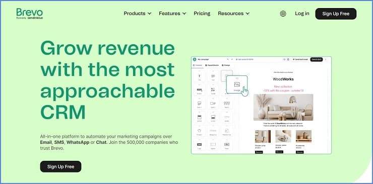 Brevo - Free EmailOctopus Alternatives