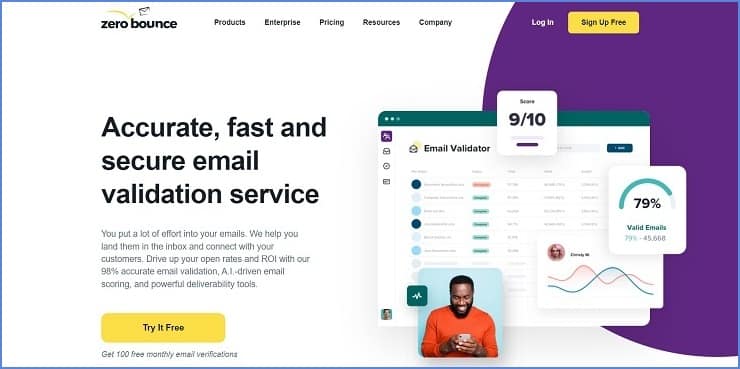 ZeroBounce - Hunter.io Alternatives