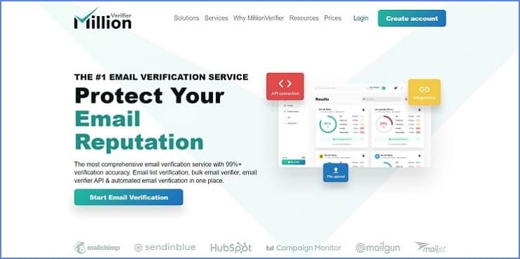 MillionVerifier - Cheaper Hunter.io Alternative
