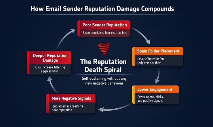 The Reputation Death Spiral Diagram