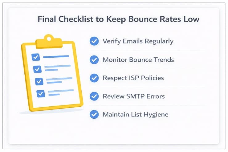 Bounce Prevention Checklist