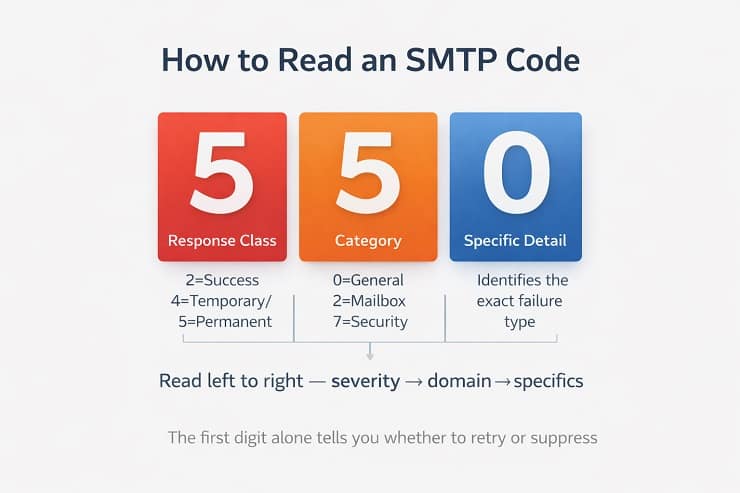 The Three-Digit Structure Explainer Of SMTP Error Codes
